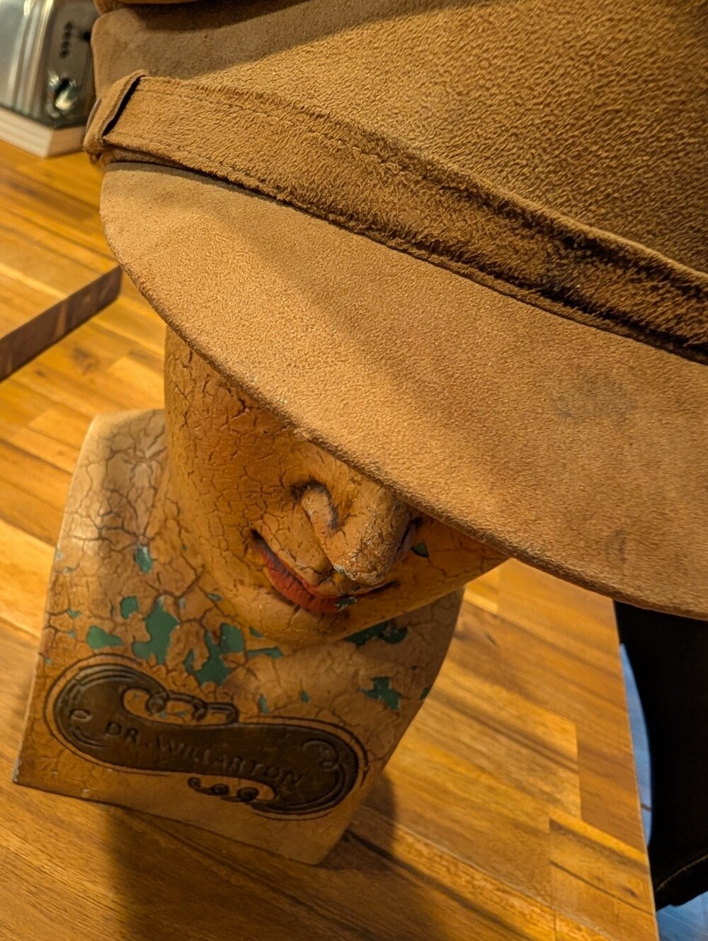 Vintage Olympia Prinz-heinrich Suede News Boy Cap - Picture 6 of 16